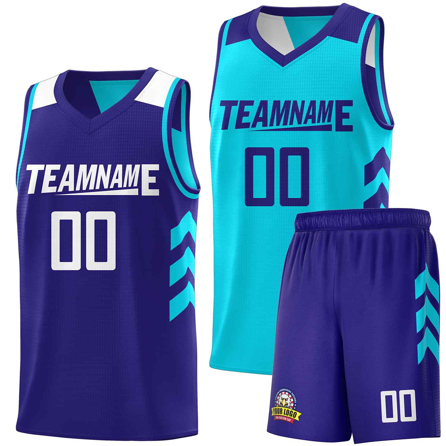 Custom Basketball Reversible Sets Jersey Team Suit for Men