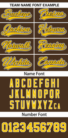 Custom Light Brown Yellow Personalized San Diego City Nightscape Authentic Baseball Jersey