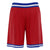 Custom Red Blue White Basketball Shorts
