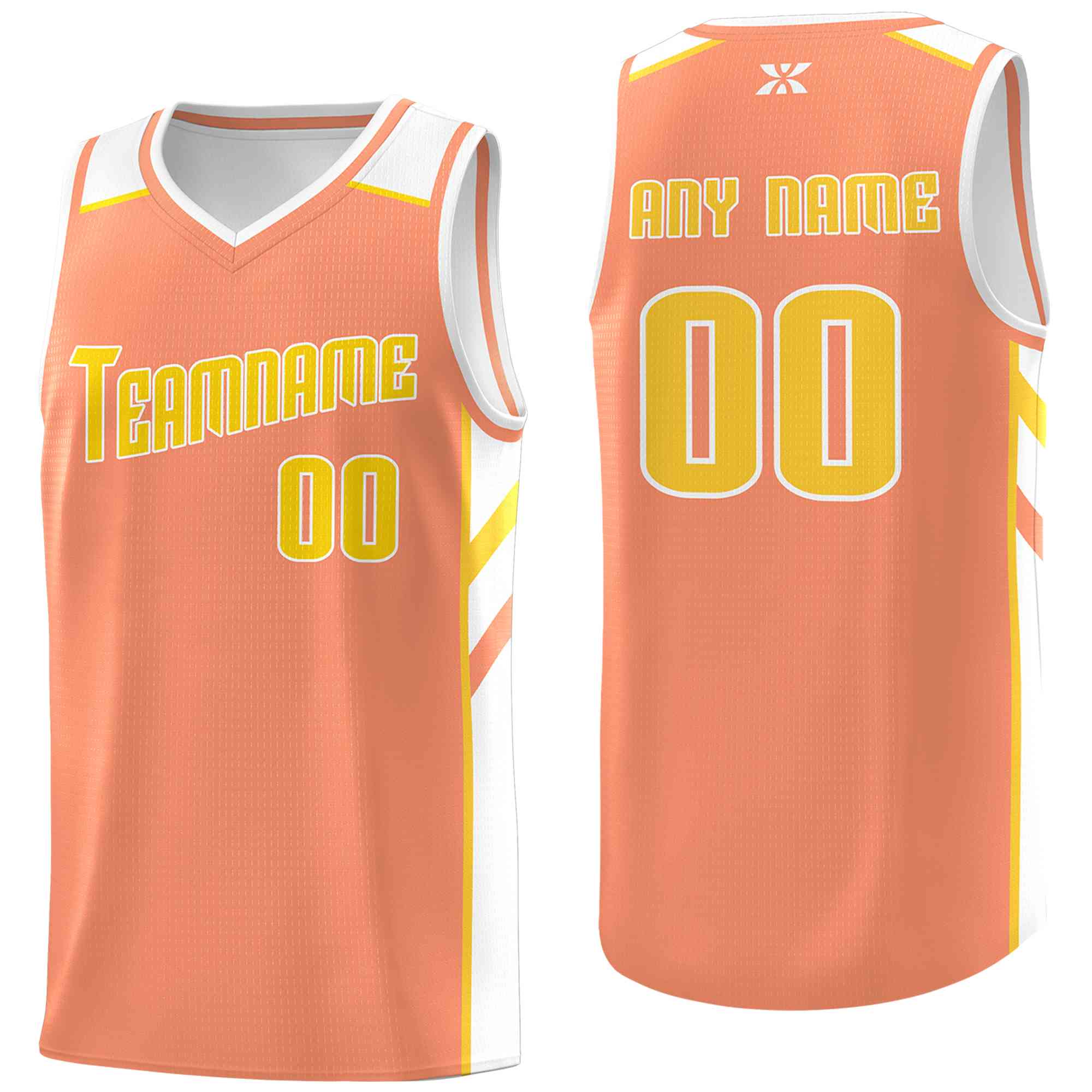 Custom Cream Royal Pinstripe Orange Authentic Basketball Jersey in 2023