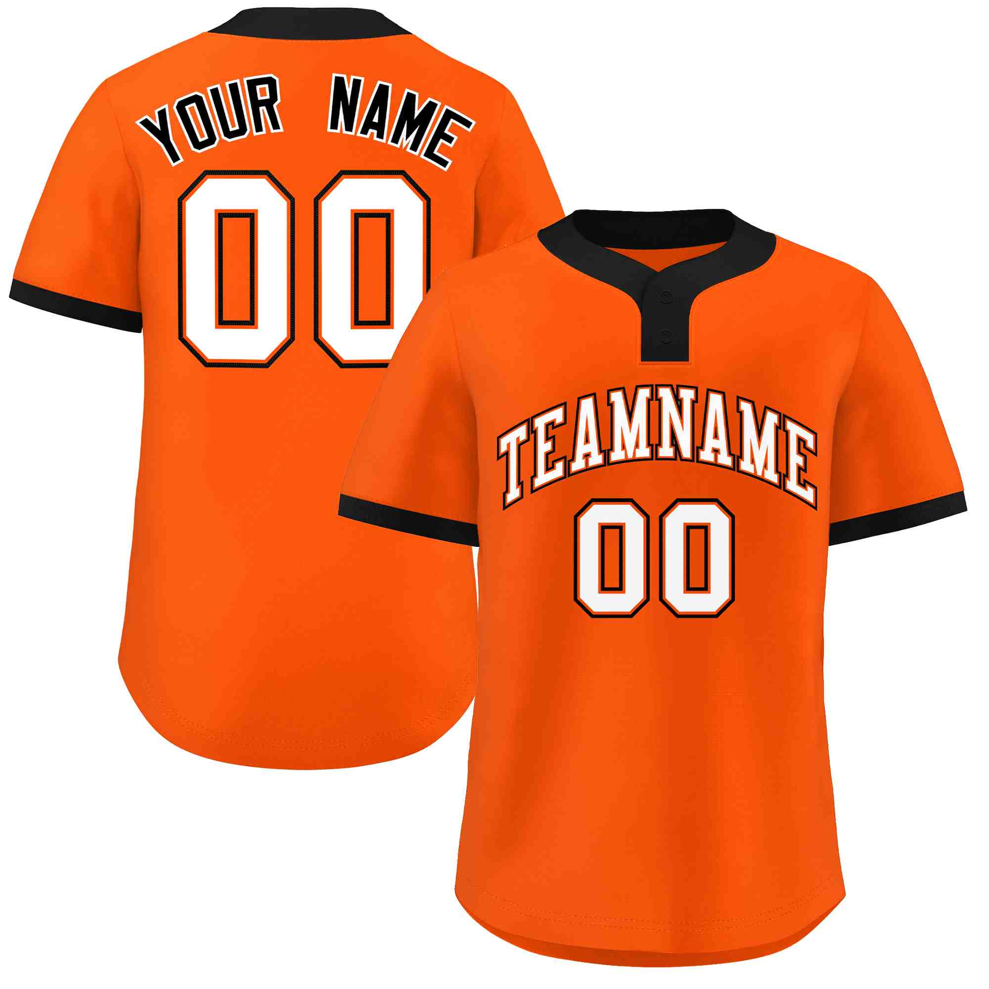 Custom Pinstripe Baseball Jersey Gray Black Orange-Black Authentic -  FansIdea