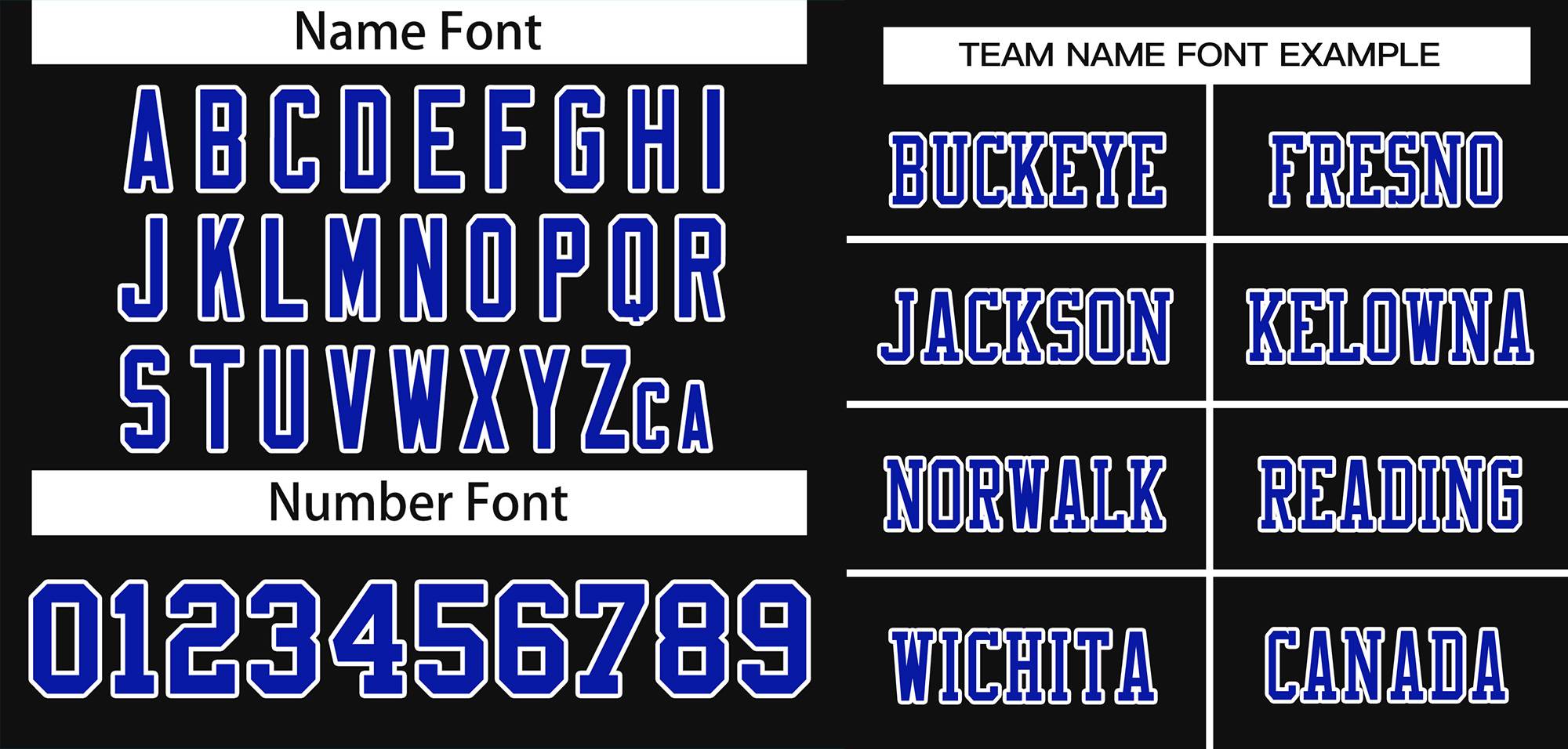 customizable black football jerseys name and number font