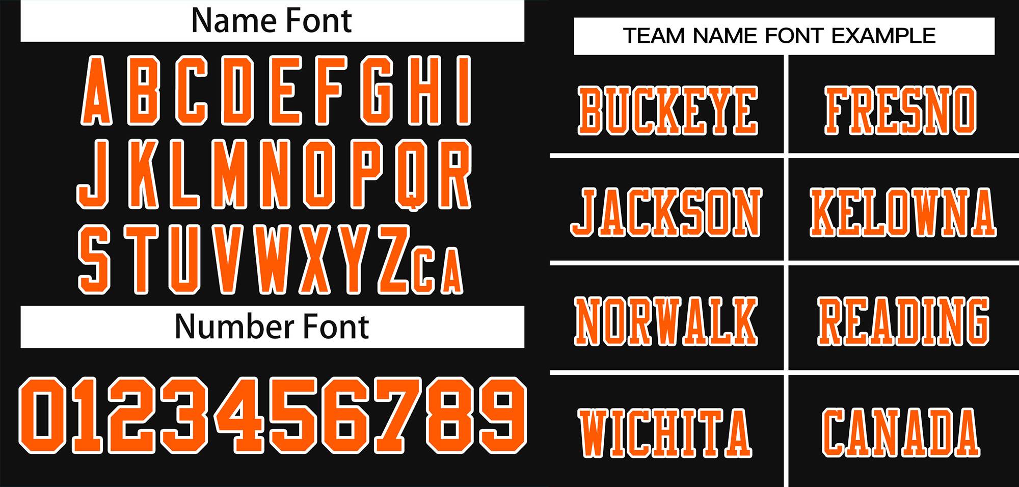 youth football jerseys name and number font example