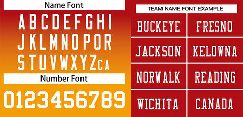 football training jersey team name font