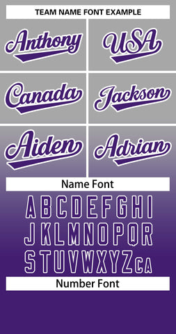 gradient jersey font for man