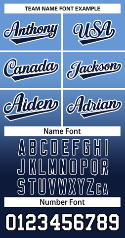 gradient jerseys font for youth