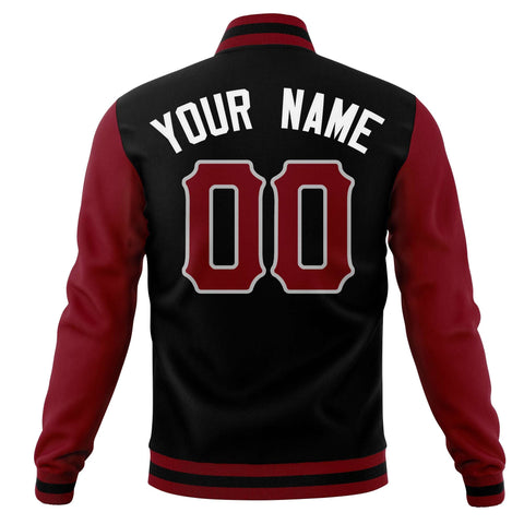 Custom Cotton Blend Full-Snap Varsity Baseball Jackets Personalized Coats