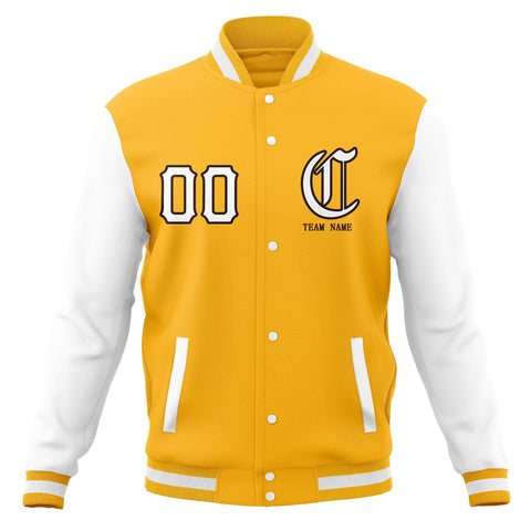 Custom Full-Snap Varsity Letterman Jackets Personalized Baseball Coats