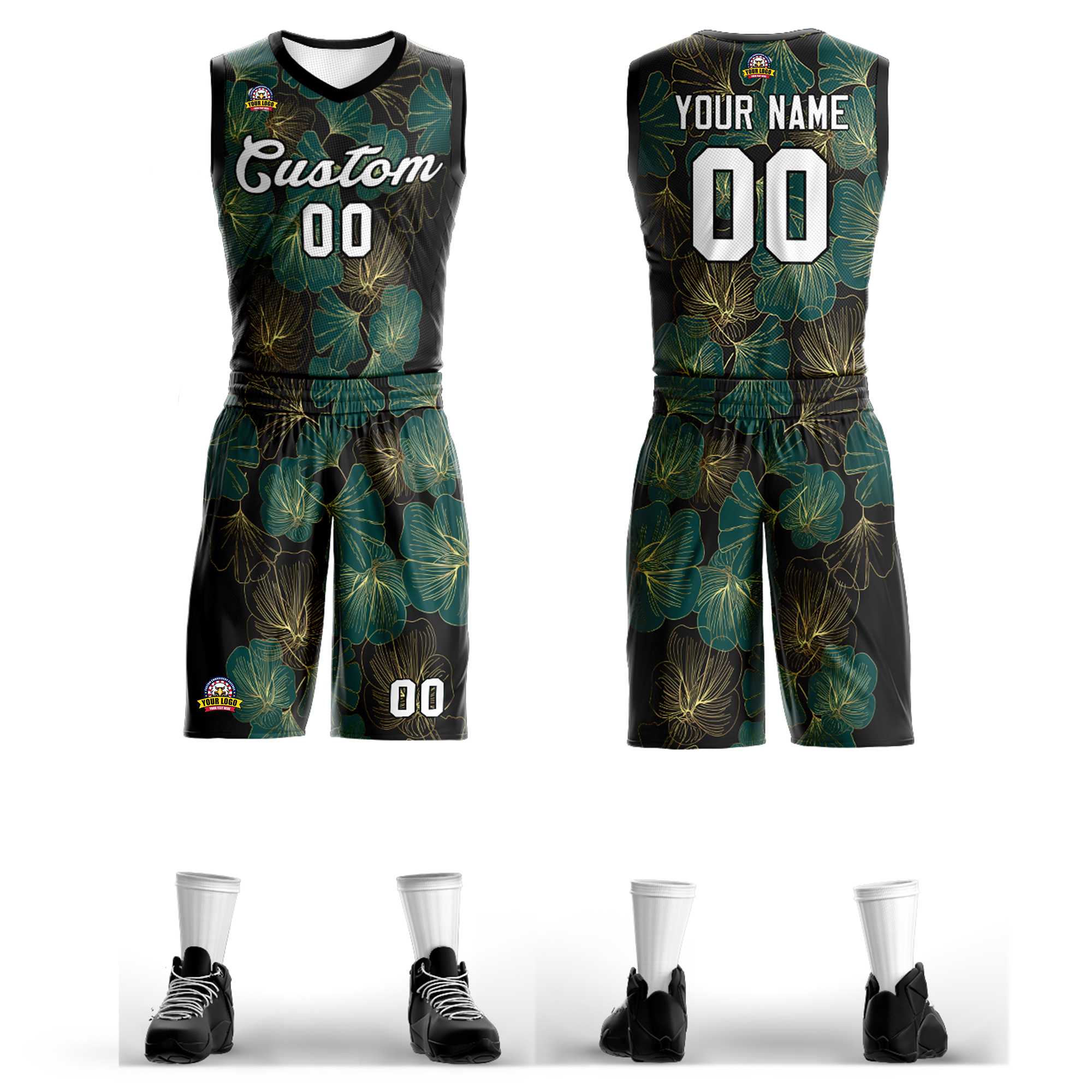 Custom Men Kids Basketball Jerseys Sets Breathable Basketball Uniform 100%  Polyester Basketball Shirts Clothing Big Size 6XL