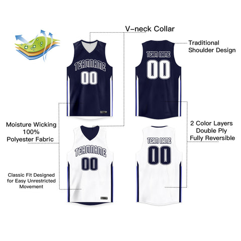 youth reversible basketball jerseys