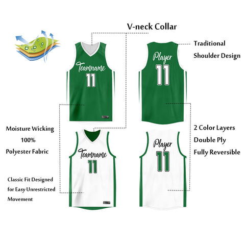 two sides basketball jersey