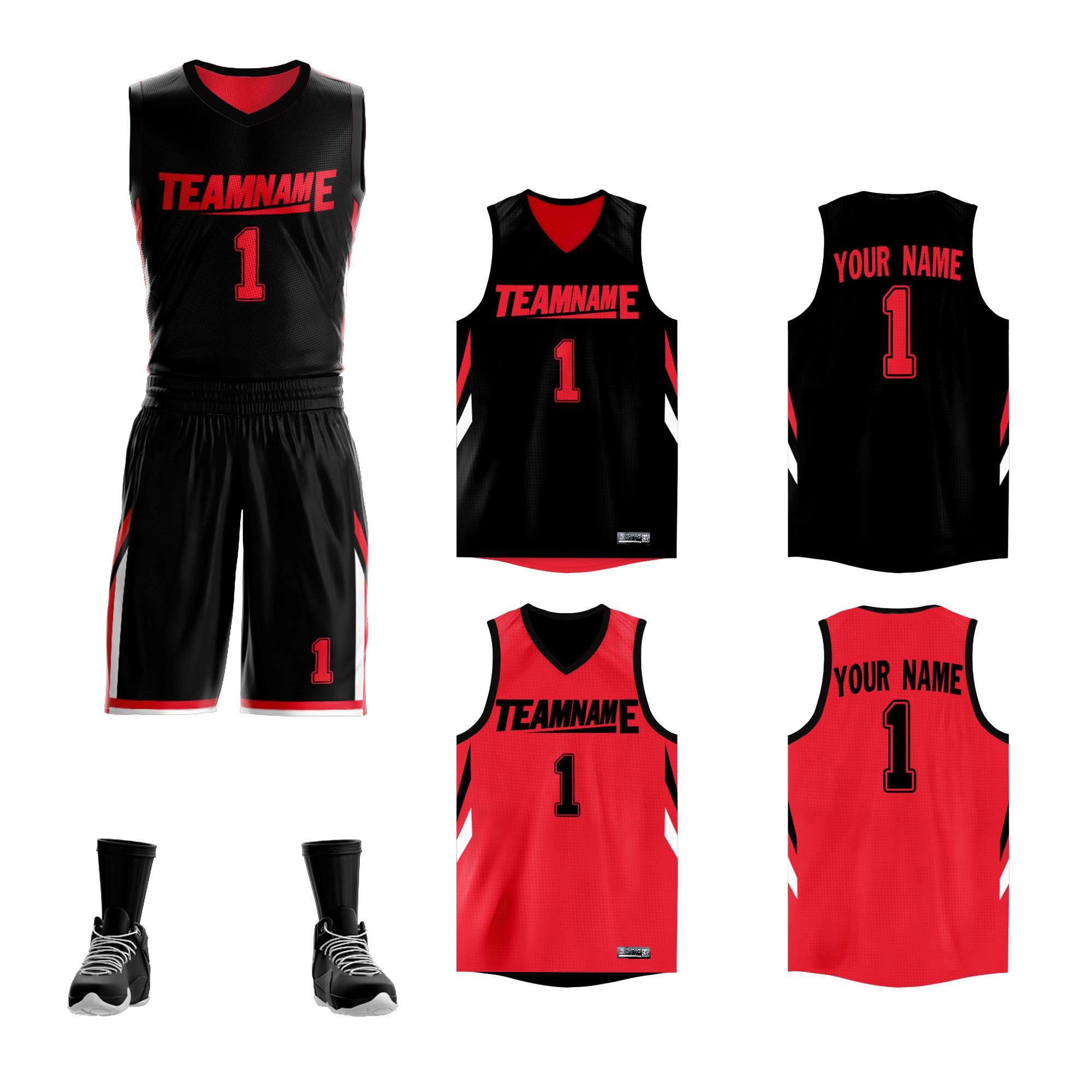 FANSIDEA Custom White Black Pinstripe Red-Black Authentic Basketball Jersey Men's Size:3XL