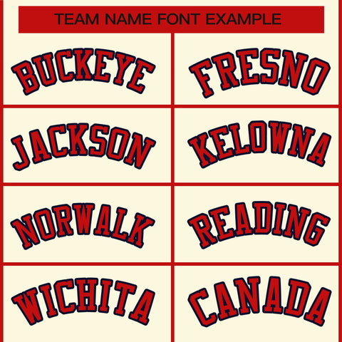 Custom Khaki Red-Navy Classic Style Hockey Jersey