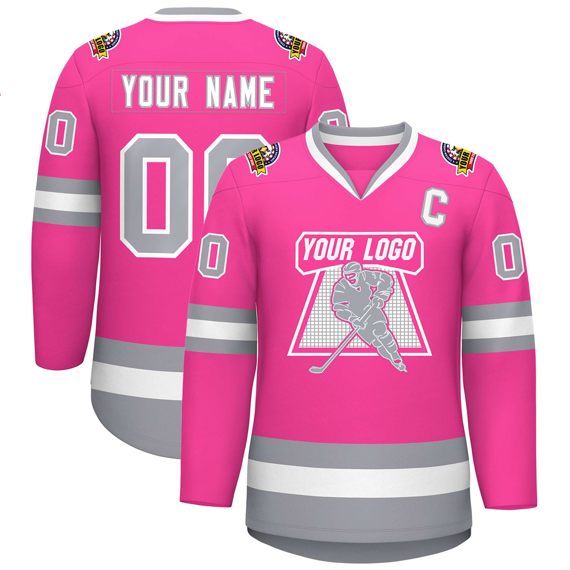 Source High Quality Sublimated Customized Logo Team Sports Wear Fashion  Long Sleeve Printed Ice Hockey Jersey on m.