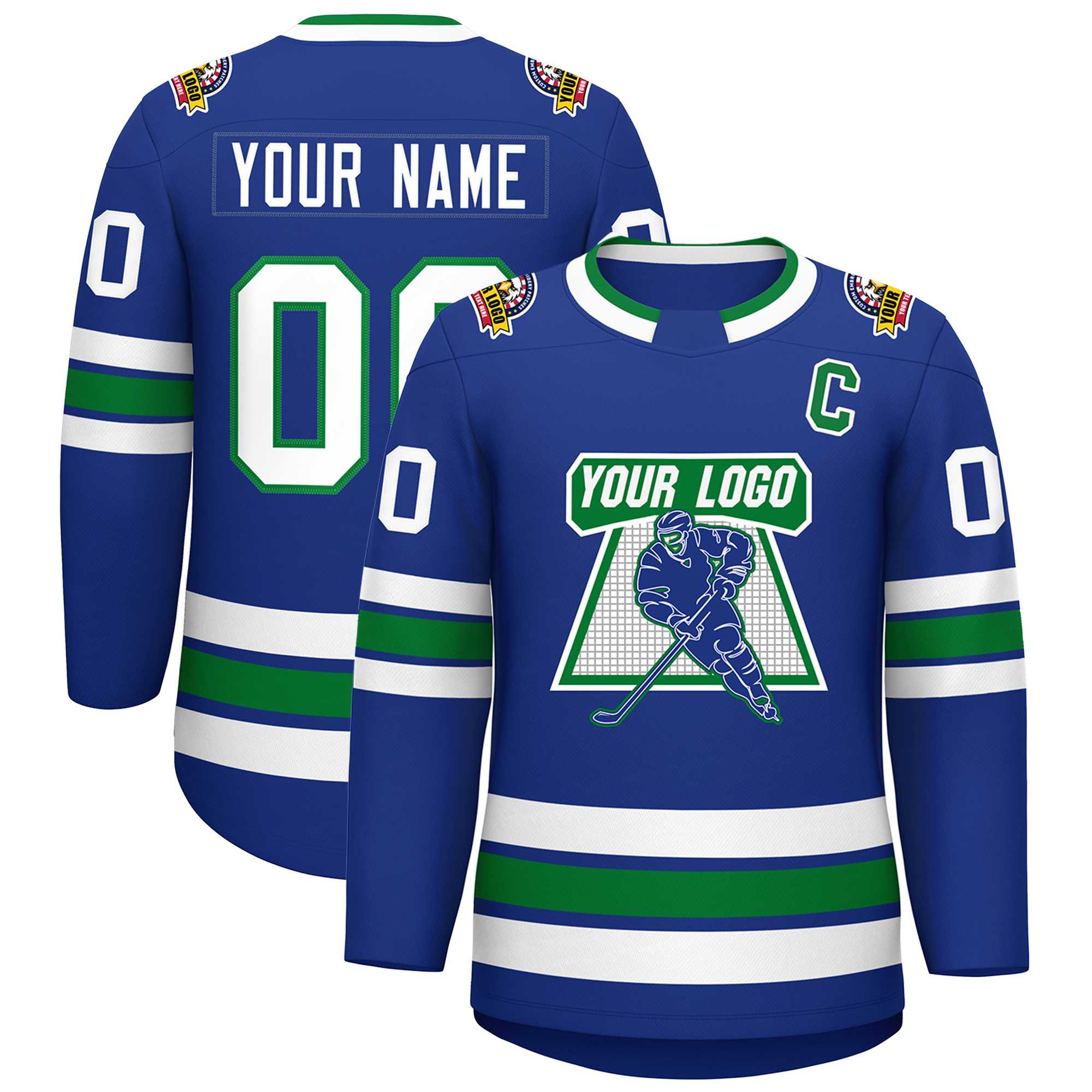 Hockey Jersey Royals Style