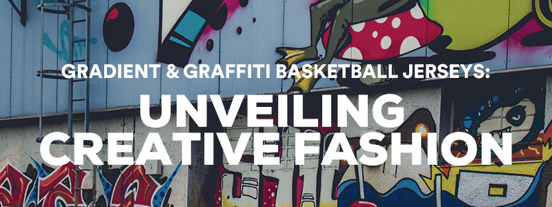 Gradient And Graffiti Basketball Jerseys