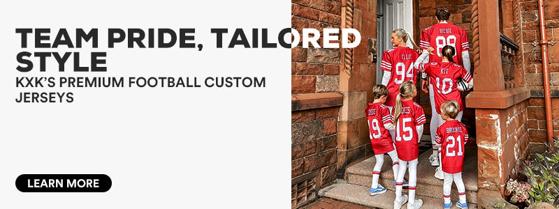 Team Pride, Tailored Style KXK's Premium Football Custom Jerseys