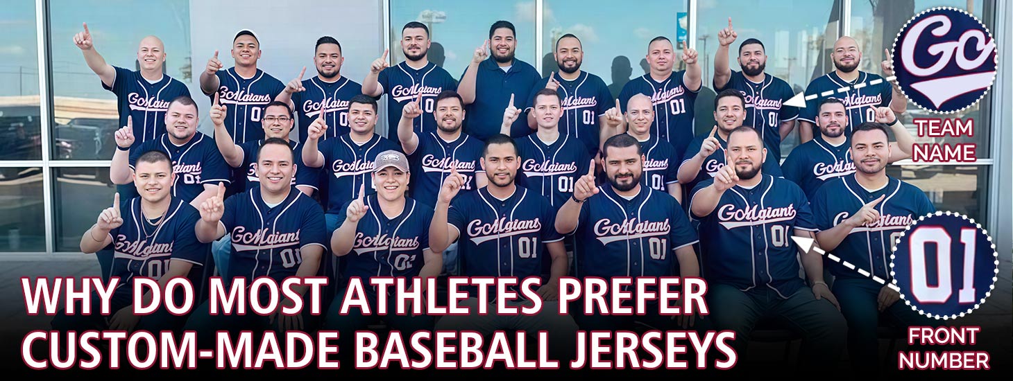 Why Do Most Athletes Prefer Custom-Made Baseball Jerseys