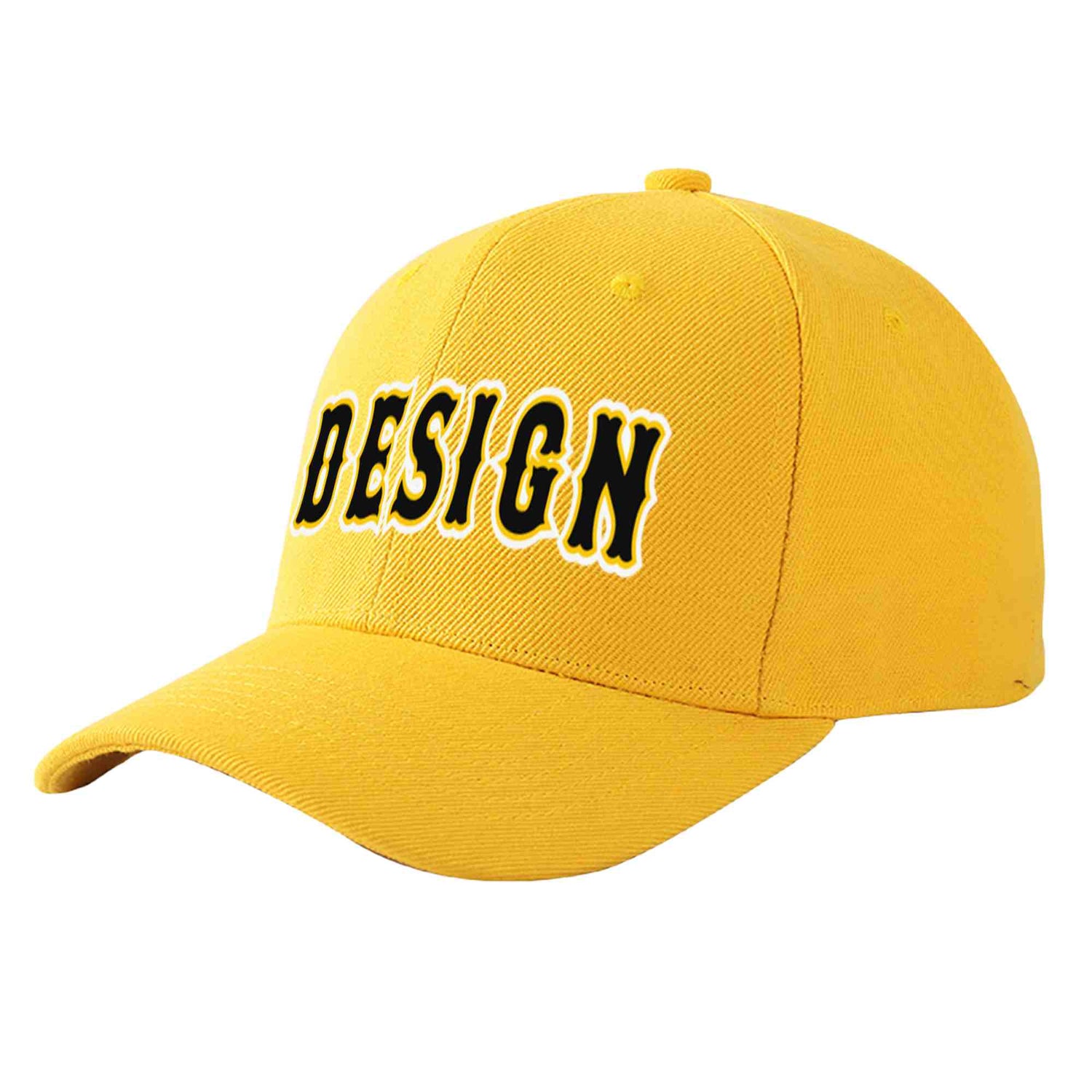 kxk custom gold baseball hats