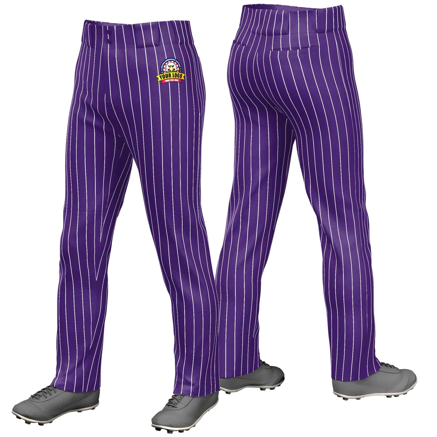 kxk custom purple baseball pants