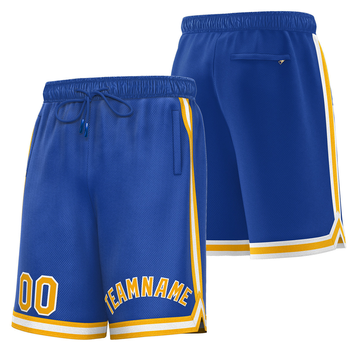 kxk custom royal basketball shorts