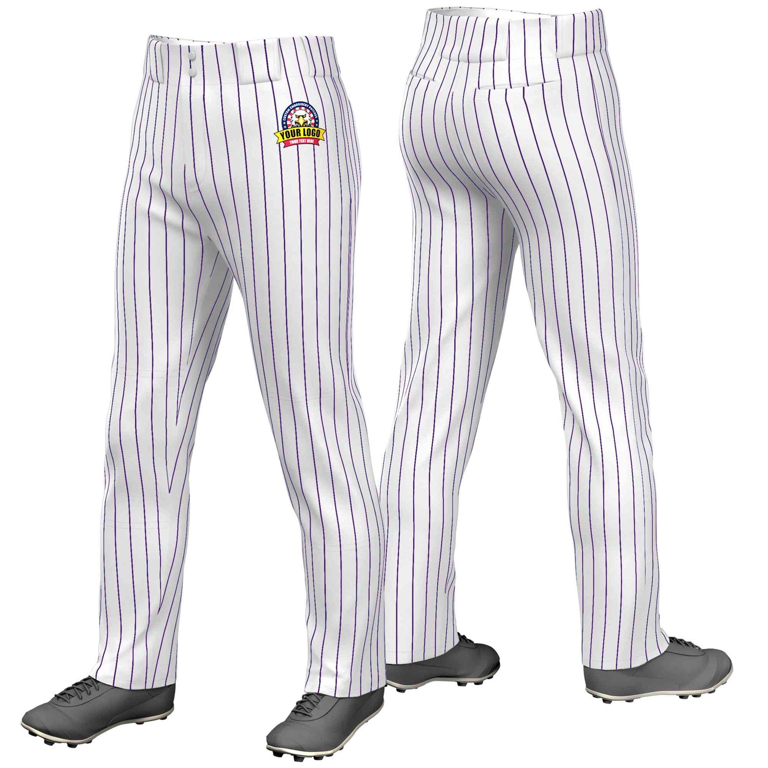 kxk custom white baseball pants