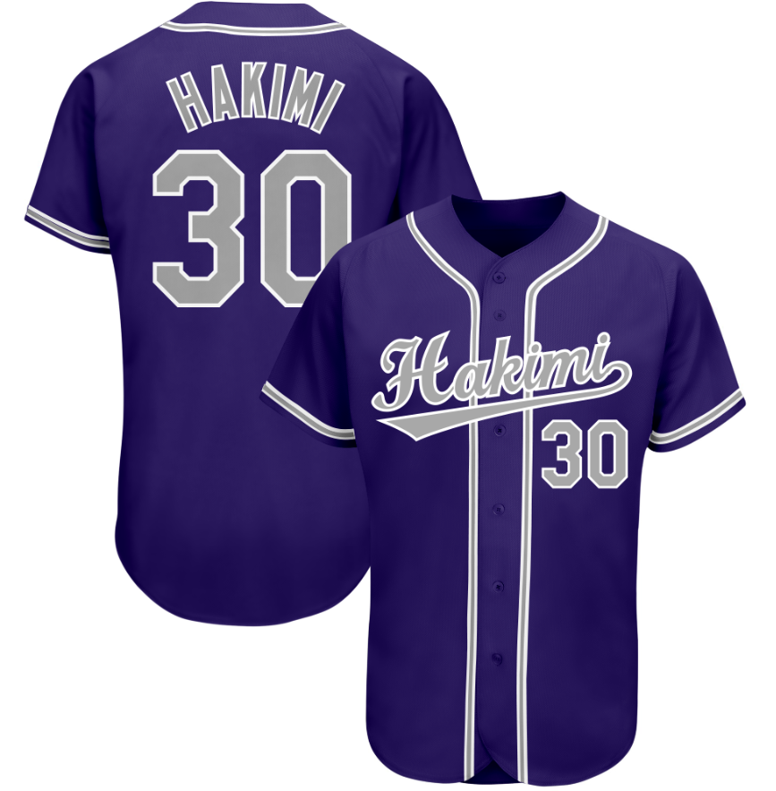 maillot de baseball - personnalisé en 3D