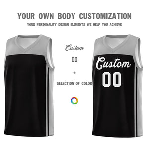 Custom Black Grey Classic Sets Sports Uniform Basketball Jersey