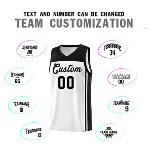 Custom White Black Classic Sets Sports Uniform Basketball Jersey