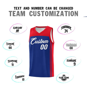 Custom Royal Red Classic Sets Sports Uniform Basketball Jersey