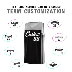 Custom Black Grey Classic Sets Sports Uniform Basketball Jersey