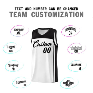 Custom White Black Classic Sets Sports Uniform Basketball Jersey