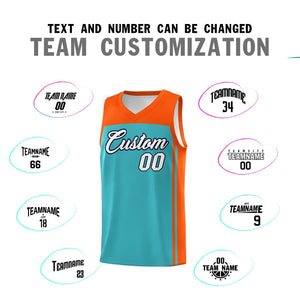 Custom Bright Green Orange Classic Sets Sports Uniform Basketball Jersey