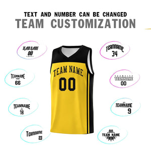 Custom Gold Black Classic Sets Sports Uniform Basketball Jersey