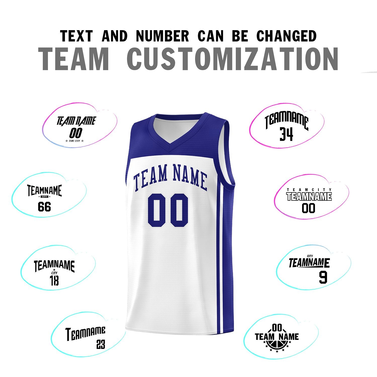 Custom White Purple Classic Sets Sports Uniform Basketball Jersey