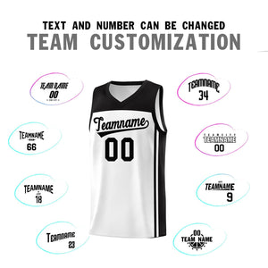 Custom White Black Classic Sets Sports Uniform Basketball Jersey