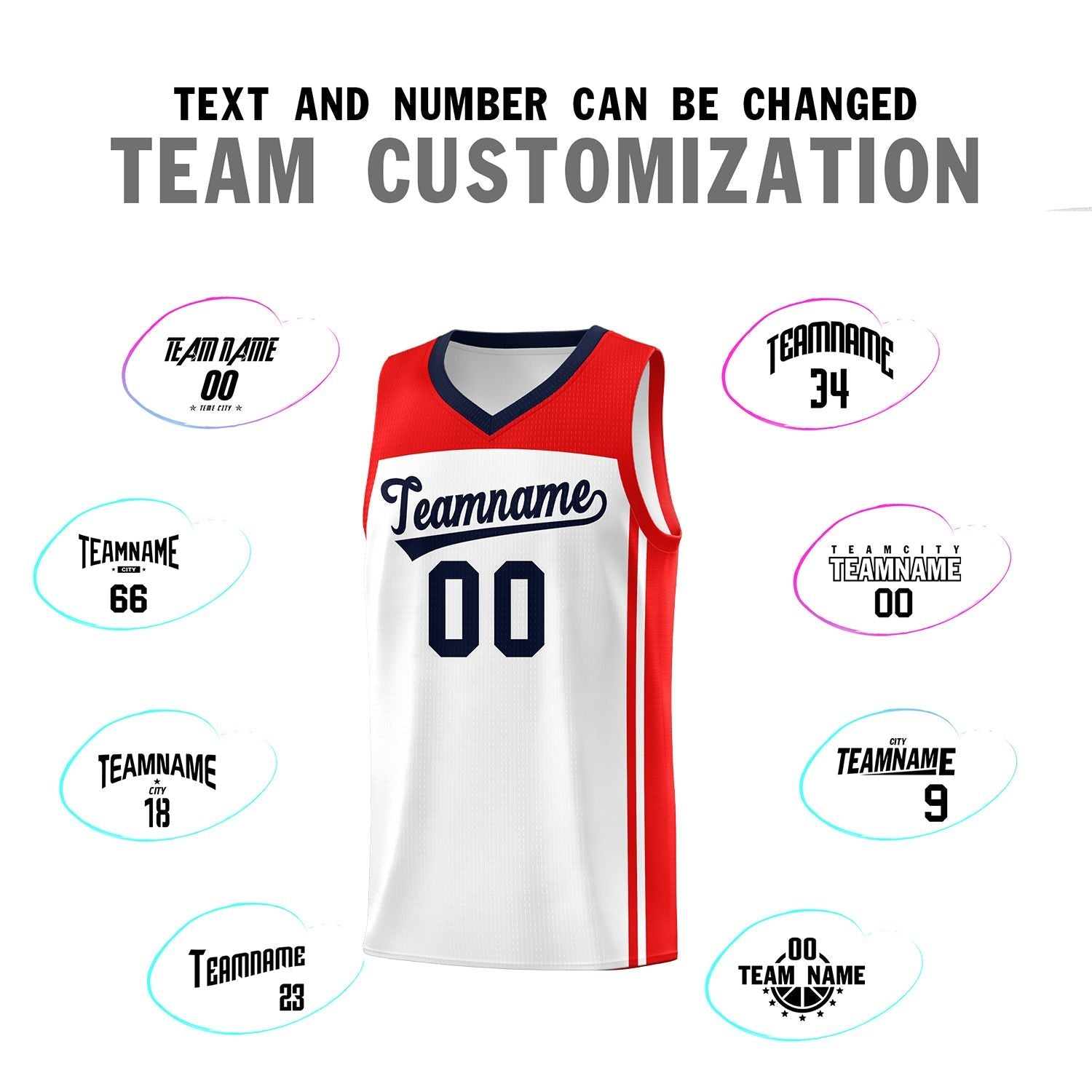 Custom White Navy Classic Sets Sports Uniform Basketball Jersey