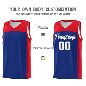 Custom Royal Red Classic Sets Sports Uniform Basketball Jersey