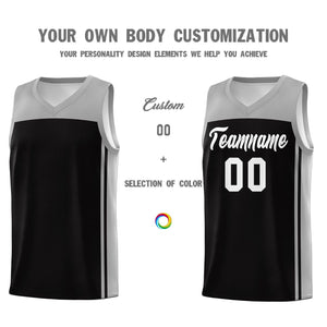 Custom Black Grey Classic Sets Sports Uniform Basketball Jersey