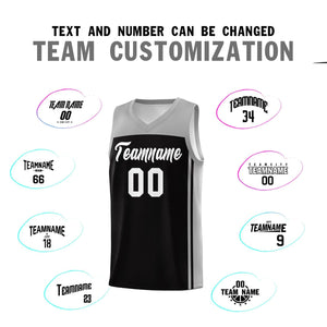 Custom Black Grey Classic Sets Sports Uniform Basketball Jersey