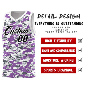 Custom Personalized Camo Sets Sports Uniform Basketball Jersey