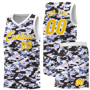 Custom Personalized Camo Sets Sports Uniform Basketball Jersey