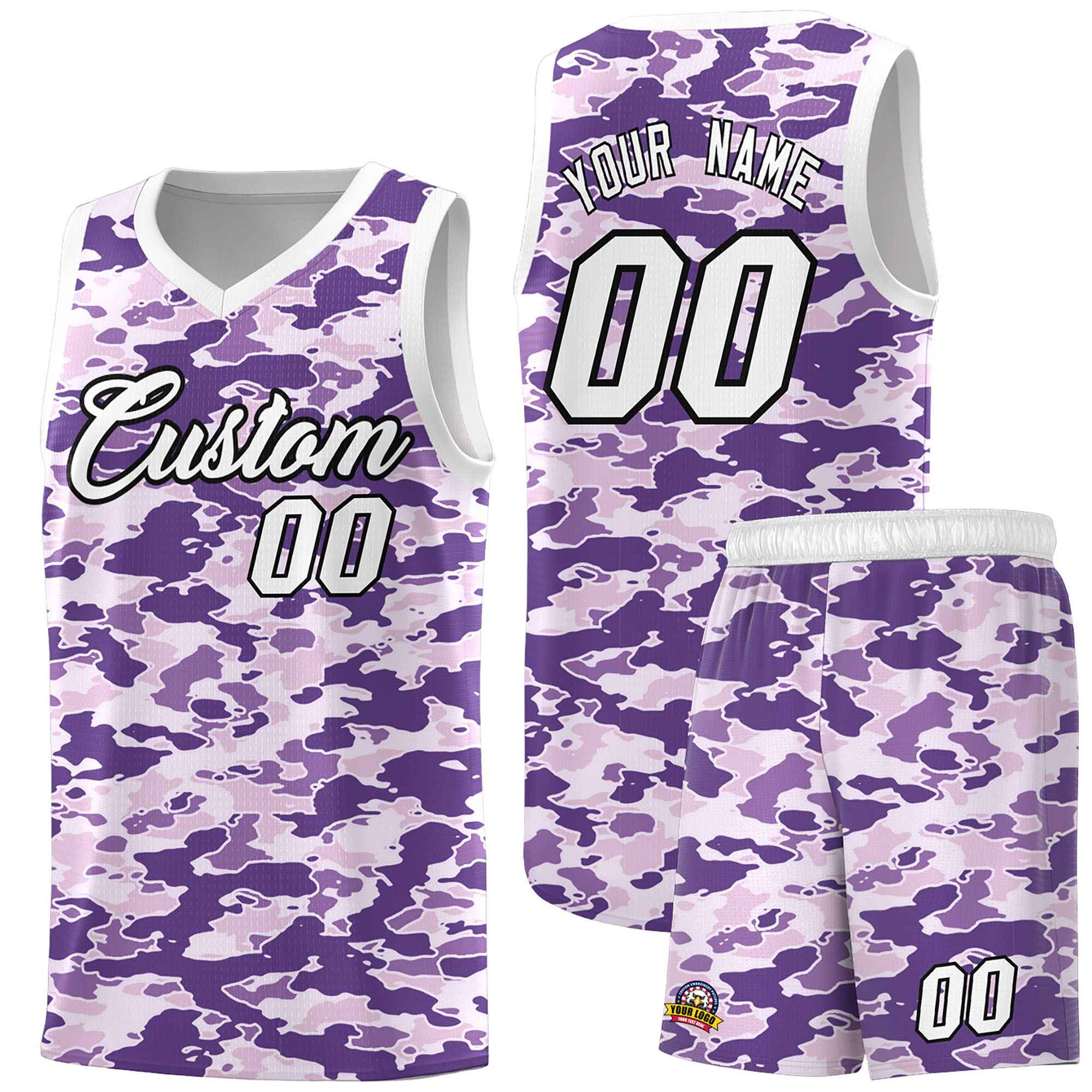 Custom Personalized Camo Sets Sports Uniform Basketball Jersey