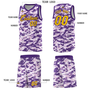 Custom Personalized Camo Sets Sports Uniform Basketball Jersey