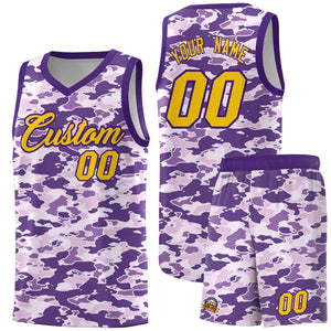 Custom Personalized Camo Sets Sports Uniform Basketball Jersey