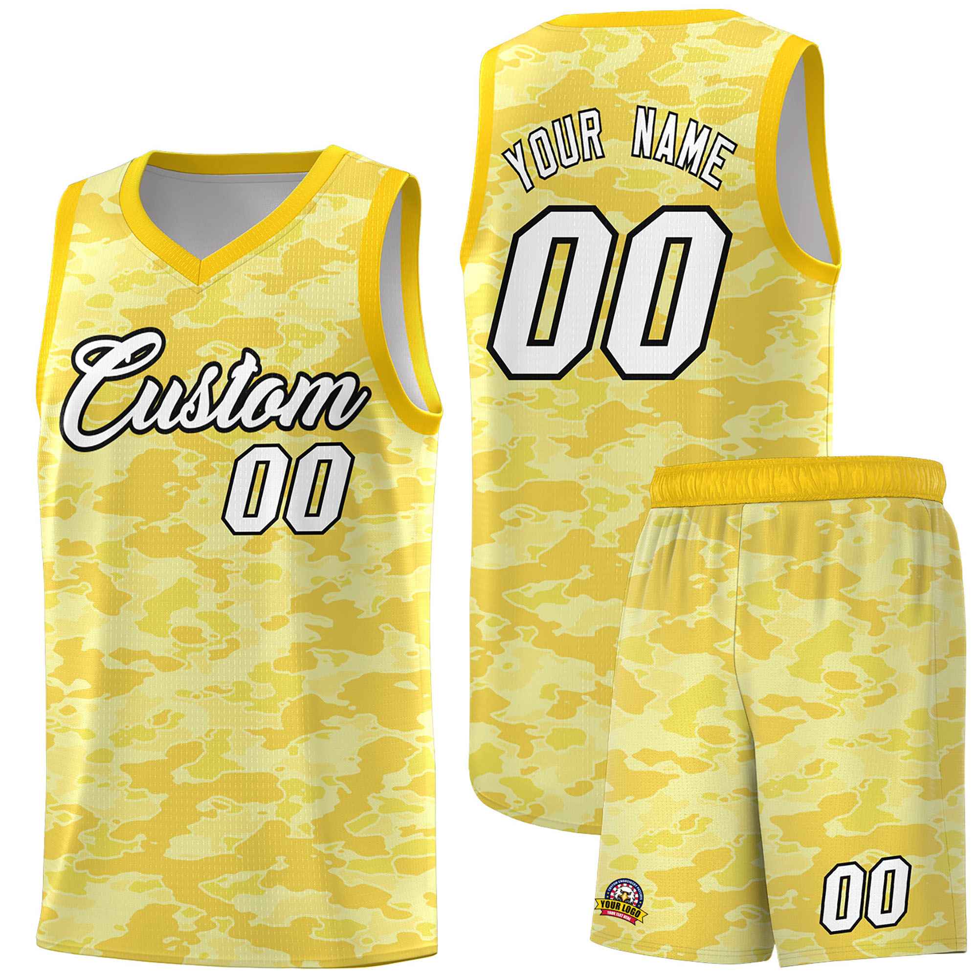 Custom Personalized Camo Sets Sports Uniform Basketball Jersey