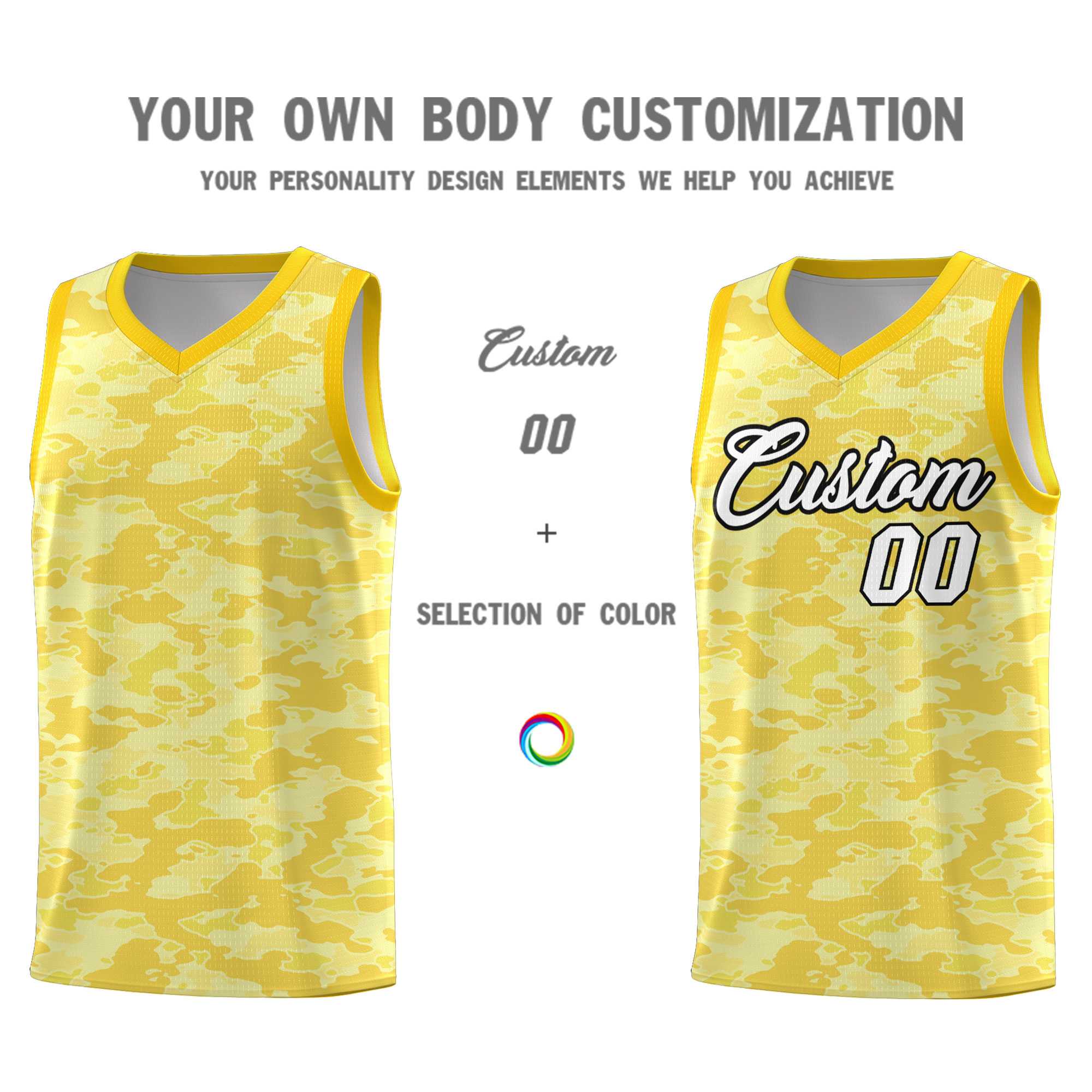 Custom Personalized Camo Sets Sports Uniform Basketball Jersey