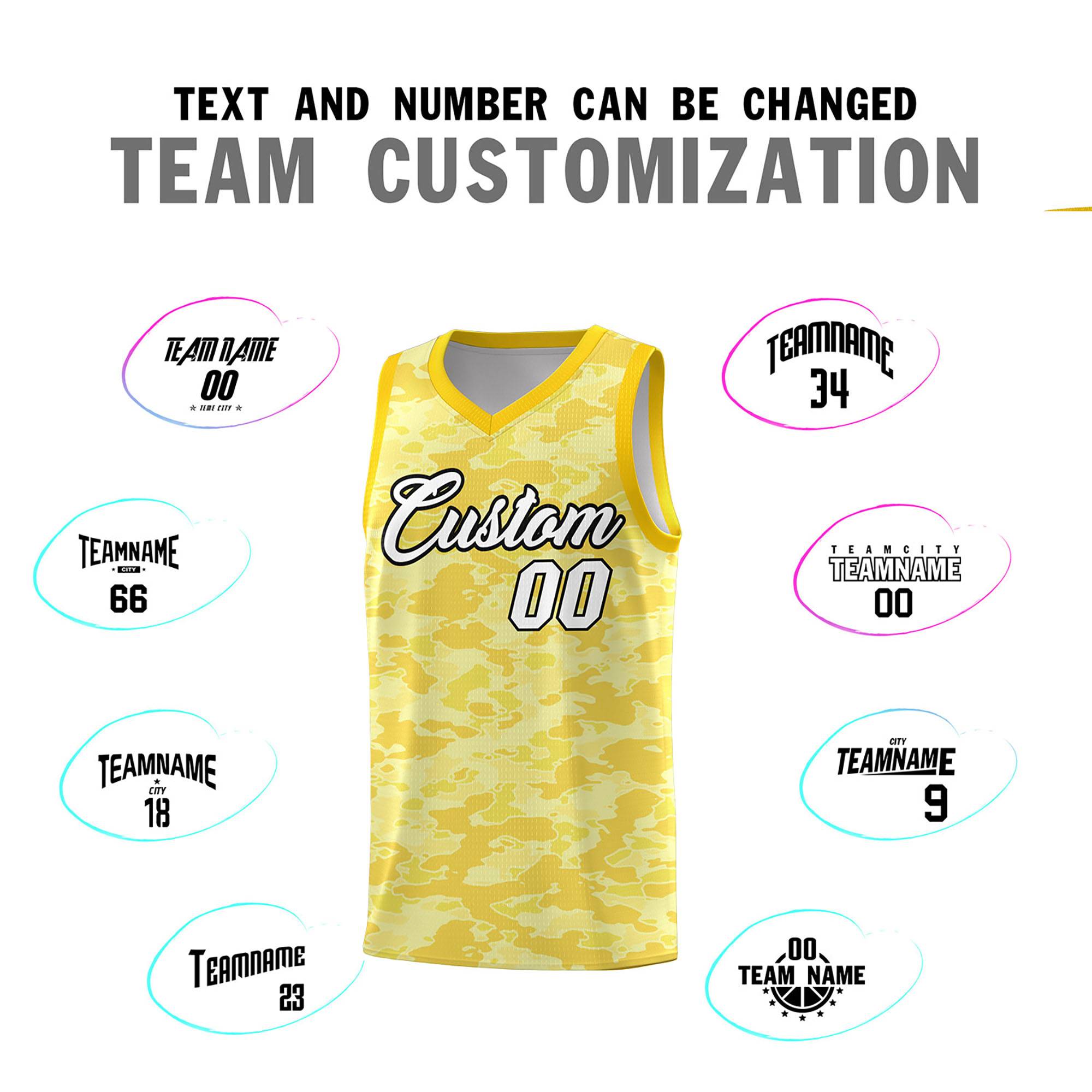 Custom Personalized Camo Sets Sports Uniform Basketball Jersey