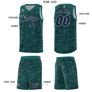 Custom Personalized Camo Sets Sports Uniform Basketball Jersey