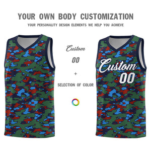 Custom Personalized Camo Sets Sports Uniform Basketball Jersey